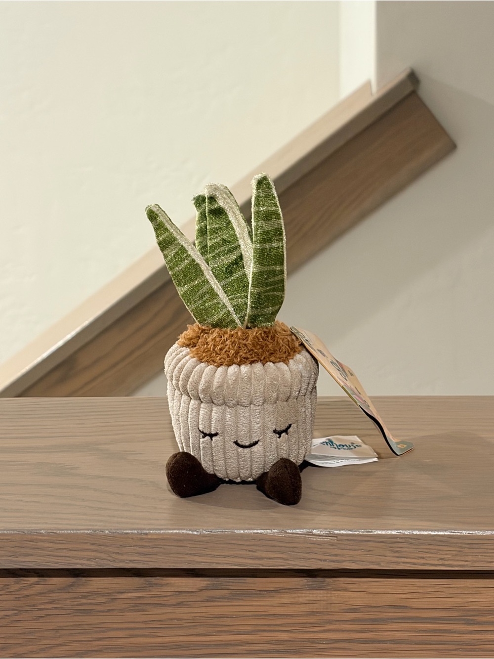 🌱 Greenhouse Russ Tyler Snake Plant 🐍  Plush Mini Potted Plant Corduroy 6” BNWT